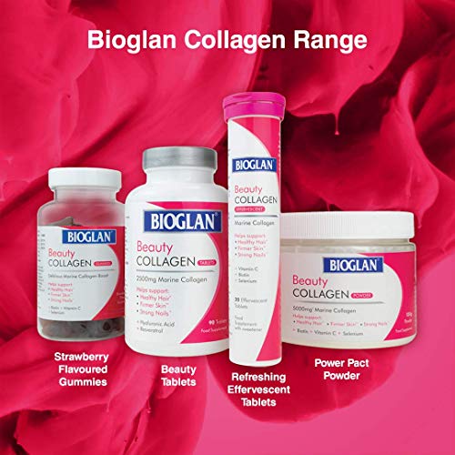 Bioglan Collagen Effervescent | 1000mg | Hydrolysed Marine Collagen Bioglan