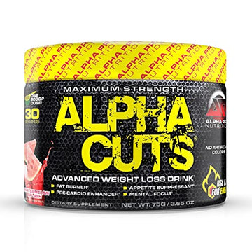 Alpha Pro Nutrition Alpha Cuts Fat Burner Thermogenic Men Women Pre Cardio Workout