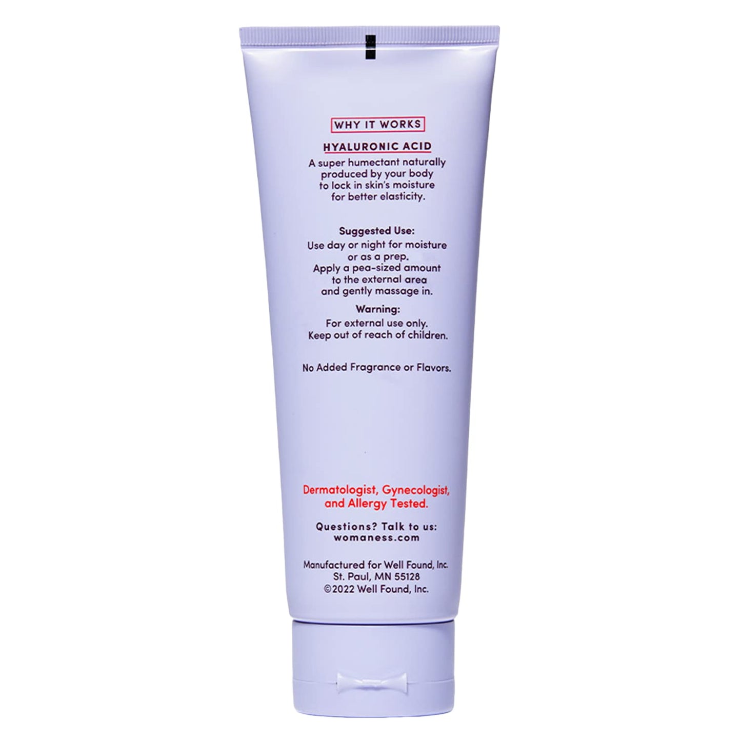 Womaness Daily V Soothe External Gel Moisturizer - Hyaluronic Acid Moisturizer