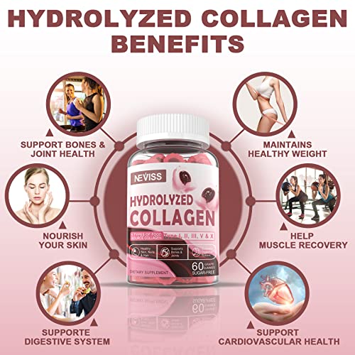 Sugar Free Hydrolyzed Collagen Gummies 800mg Kroo