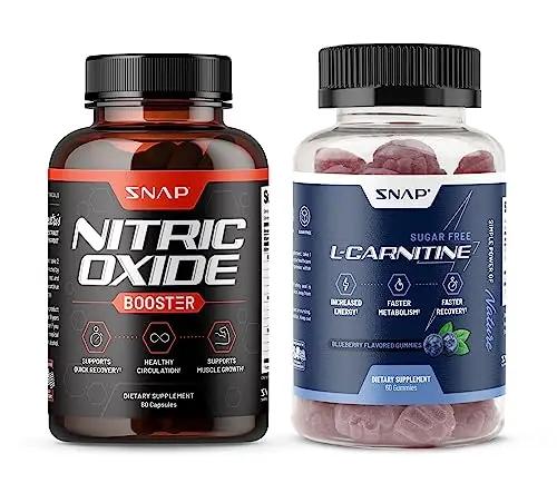 Snap Supplements Nitric Oxide Booster and L-Carnitine Gummies