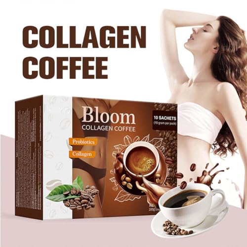 Bloom Collagen Coffee, Collagen Coffee from Japan, Bloom Coffee Collagen HOPASRISEE