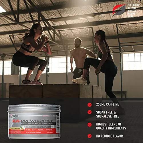 Strength Genesis Preworkout Women Fat Burn Caffeine Powder BCAA Energy Creatine Powder Pre Workout Women Pre Workout for Men | Increased Endurance & Focus (Cherry Pineapple)