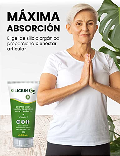 SILICIUM G5 Gel | Transdermal Silica Supplement for Skin Application and Dermal Absorption SILICIUM G5