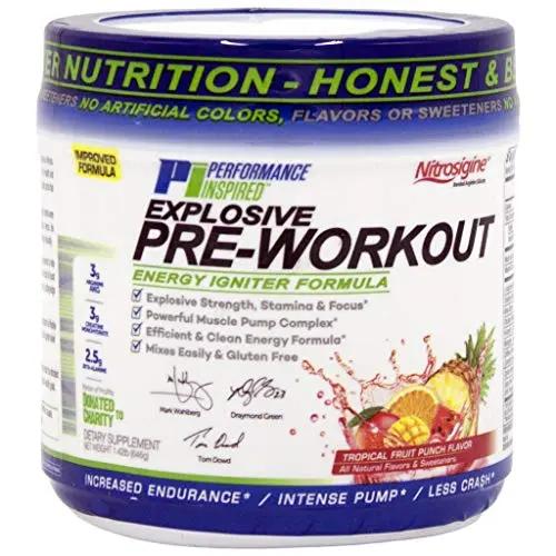 PERFORMANCE INSPIRED Nutrition Pre-Workout Powder - Contains Citrulline - Nitrosigine
