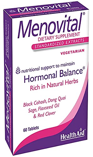 Menovital Nutritional Support to Maintain Hormonal Balance, 60 CT, Twice Daily, Helps Nutritional Support