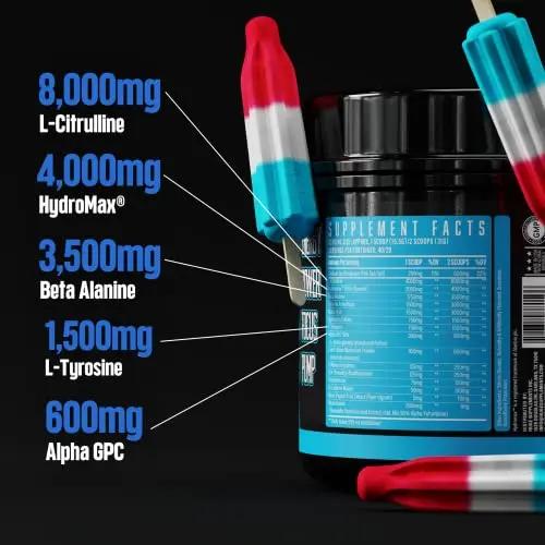 Huge Supplements Wrecked Pre-Workout, 30G+ Ingredients Per Serving to Boost Energy Huge Supplements