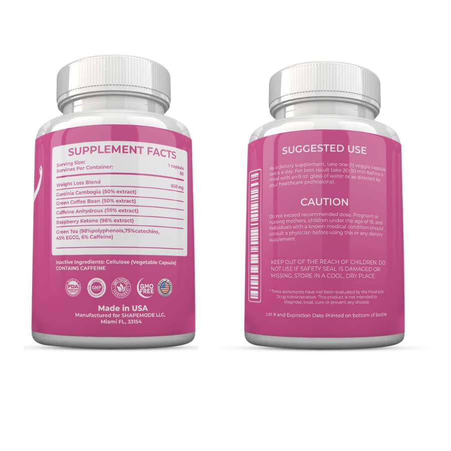 Shapemode Pills for Women 60 Capsules Heath Secret