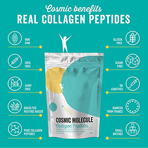 Cosmic Molecule UK's 1st 20,000mg Collagen Peptides Powder 350G (up to 35 Servings) Cosmic Molecule