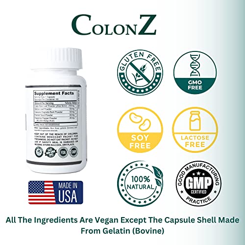 Dr. Dhoble’s Remedies ColonZ Colon Cleanser & Detox – Helps Occasional Constipation DR. DHOBLE’S REMEDIES