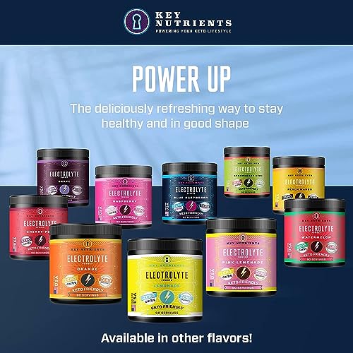 KEY NUTRIENTS Multivitamin Electrolytes Powder No Sugar - Tempting Blue Raspberry KEY NUTRIENTS