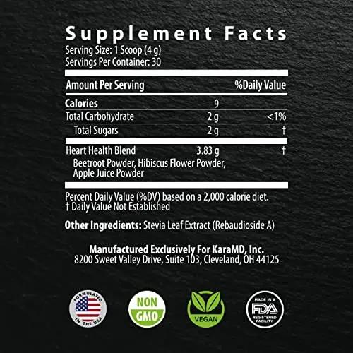 KaraMD UltraBeets - Beetroot Superfood Powder - Heart Health, Circulation & Energy KaraMD