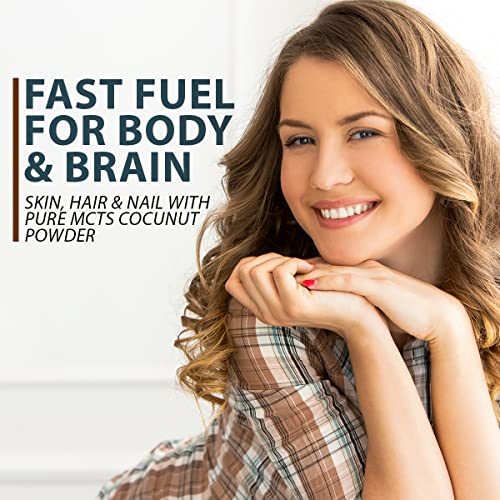 Keto MCT Oil Powder Pure Coconut MCT Keto Coffee Creamer | Premium Quality C8 Easily Absorbed & Digested K GEN ketogenic enhancement