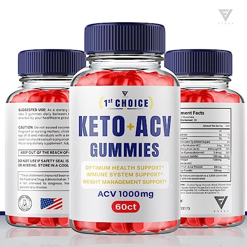 (2 Pack) 1st Choice Keto ACV Gummies, First Choice Gummies Advanced ACV - 1st Choice