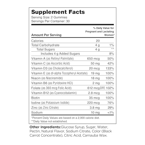 Zahler Chapter Six Prenatal Multivitamin with Folic Acid, Vitamin D and More