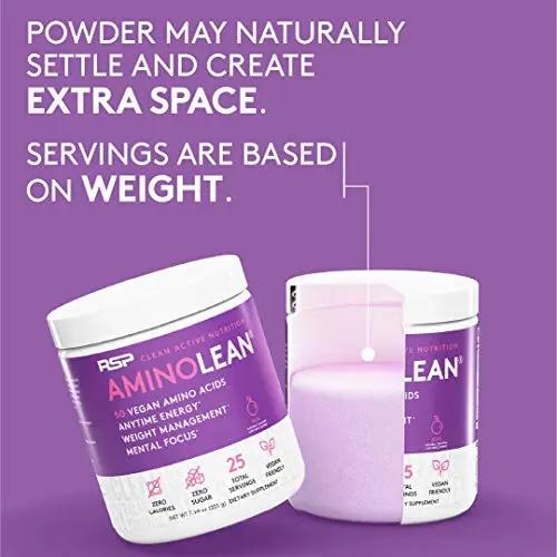 RSP Nutrition Mango Aminolean Amino Acid Supplement Powder, 8.29 OZ RSP NUTRITION