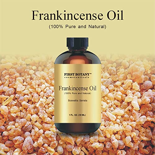 First Botany, 100% Pure Frankincense Essential Oil - Premium Frankincense Oil for Aromatherapy First Botany