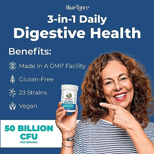 Mary Ruth's 3 in 1 Digestive Health Probiotic, 30 CT MaryRuth Organics