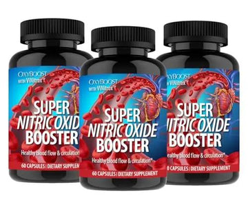 OxyBoost with ViNitrox - Nitric Oxide Supplement for Blood Pressure Support, Heart Health