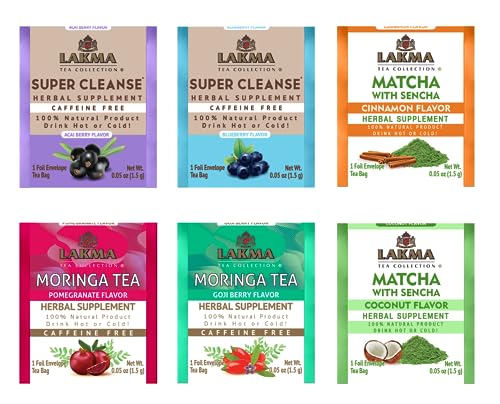 Lakma 14 Day Cleanse Kit Green Tea - 42 Tea Bags HYLEYS