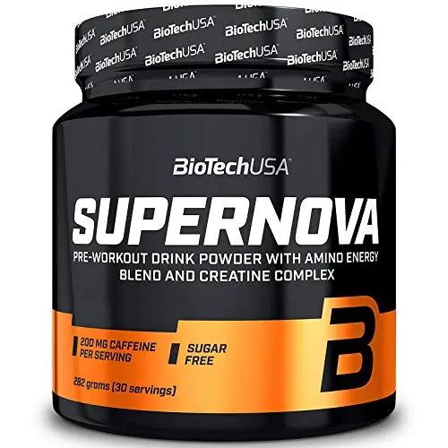 BIOTECH USA Supernova 282 g | Pre-Workout Booster - 30 Servings | Energy Powder