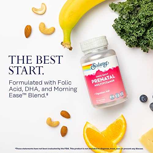 Solaray Once Daily Prenatal Multivitamin with Iron & DHA, Prenatal Vitamins and Minerals