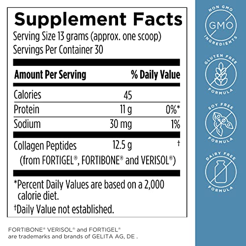 Designs for Health Whole Body Collagen Powder - Pure Collagen Peptides Supplement for Bone, Skin + Joint Support - Flavorless Drink Mix for Water, Shakes + Smoothies (30 Servings / 390g) Designs For Health