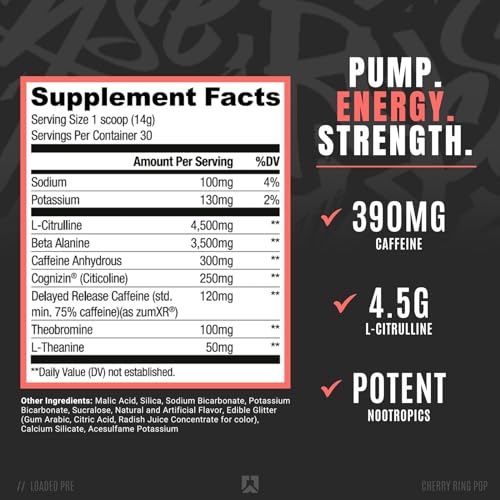 Ryse Loaded Pre Workout Powder Supplement for Men & Women | Pumps, Energy, Focus RYSE Up Supplements