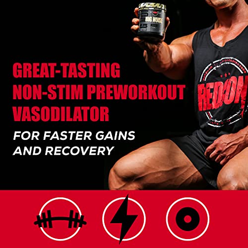 REDCON1 Big Noise Non-Stim Pre Workout Powder - Pump, Muscular Endurance + Focus REDCON1