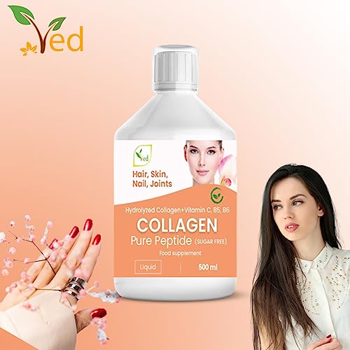 Liquid Collagen Peptides Supplement, Faster Absorption Dietary Hydrolyzed Drink Ved