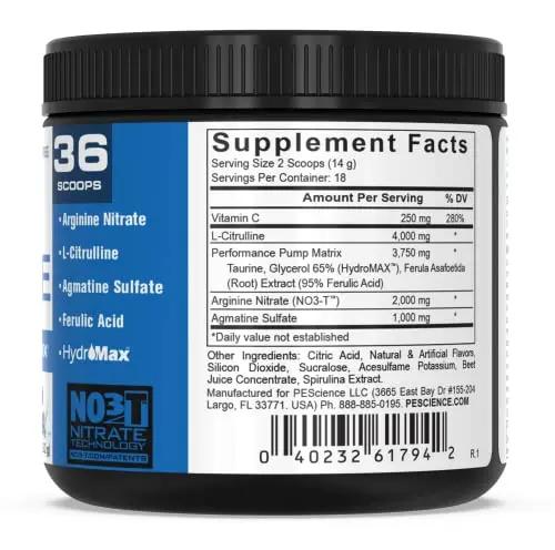 PEScience High Volume + Prolific Pre-Workout Stack, Powerful Nitric Oxide & Energy Supplement Bundle, Black Cherry