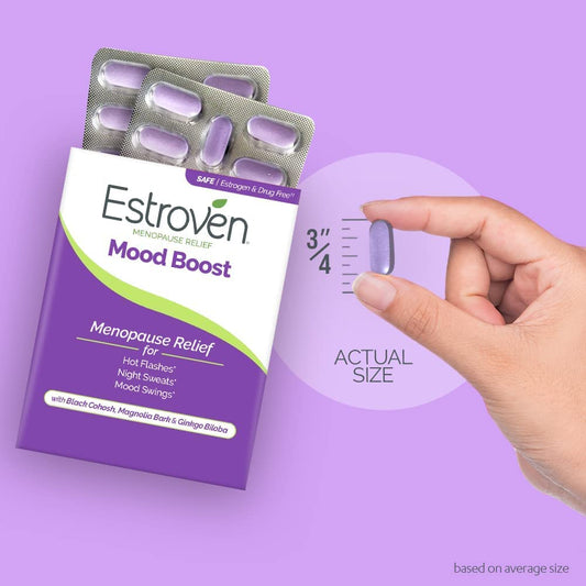 Estroven Weight Management for Menopause Relief - 30 Ct. & Mood Boost for Menopause Relief - 30 Ct