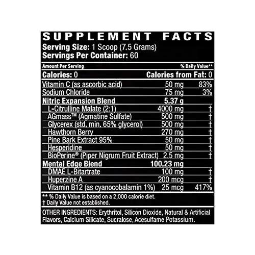 Driven Nutrition Flow - Cognitive Nitric Oxide Nootropic - Endurance & Energy - Increase Focus, Athletic Performance, Muscle Mass - Vitamin B12 & Electrolytes - Lemonade Chipper, 60 Servings