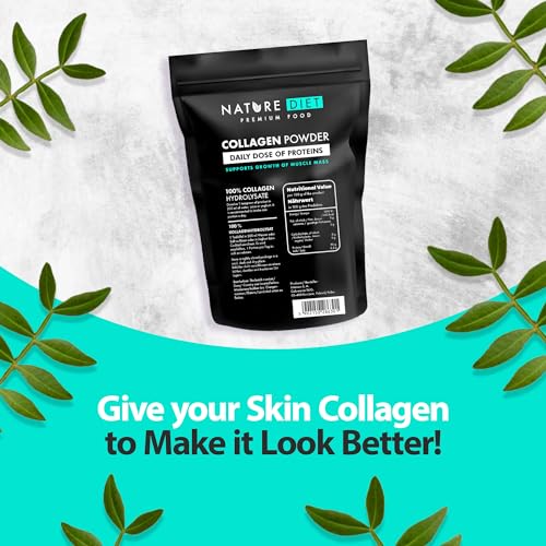 Nature Diet - Collagen Powder 600 g | Hydrolysate | Unflavored | Collagen Peptides | Source of Protein Nature Diet