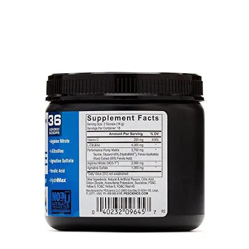 PEScience High Volume Pre-Workout Paradise Cooler 8.9 Ounce, 36 Servings