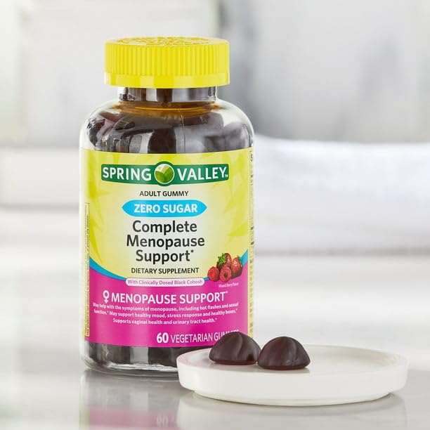 IKJ Zero Sugar Complete Menopause Support Vegetarian Gummies, 60 Count IKJ