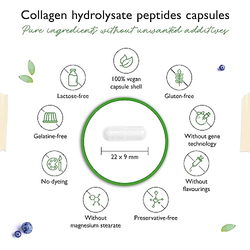 Collagen - 365 Capsules - 1500 mg per Daily Serving - Premium: 100% Bovine Collagen Vit4ever