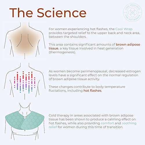 Opal Cool Wrap - Mist; Cool Pack Therapy for Hot Flashes, Night Sweats & MS; Refrigerated Wrap … opal