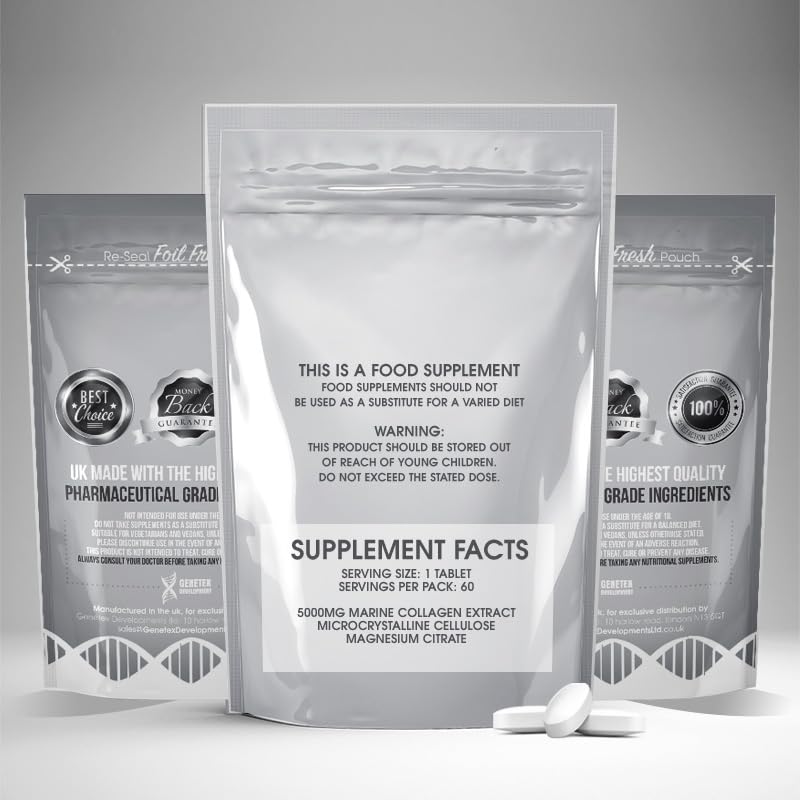 Marine Collagen Peptides Supplements for Men & Women - Collagen Pills My Store