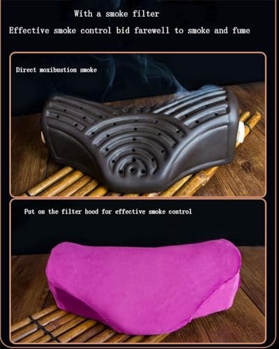 LANYANZI Purple moxibustion Pillow Cervical Vertebra Pillow moxibustion Waist moxibustion Box LANYANZI
