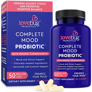 Lovebug Complete Mood Probiotic | 10 Clinically Studied Probiotic Strains & Patented