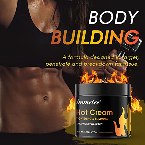 Hot Cream for Belly Fat Burner, Hot Cream Cellulite and Fat Burner, Sweat Fat Burning Gel immetee