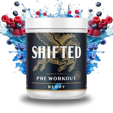 SHIFTED Maximum Pre Workout Powder, Energy & Focus Supplement with Creatine Monohydrate