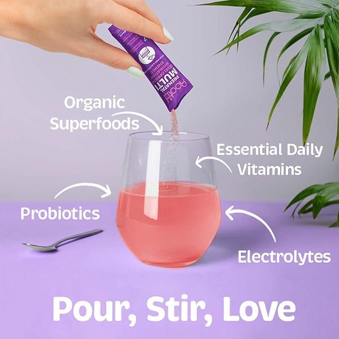Root'd Prenatal & His Multivitamin Powder Bundle with 3X Electrolytes for Mummy & Daddy