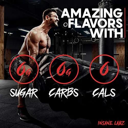 Insane Labz Redrum High Stim Pre Workout NO Booster Powder, Loaded with Beta Alanine Insane Labz
