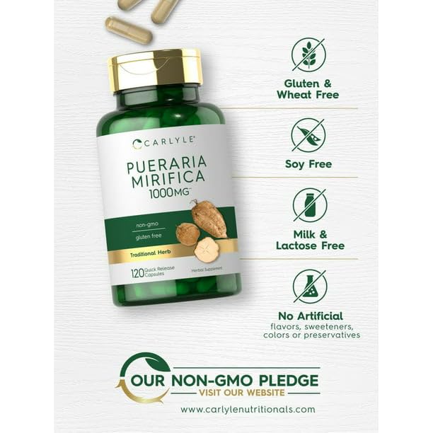 IKJ Pueraria Mirifica Extract 1000mg 120 Capsules