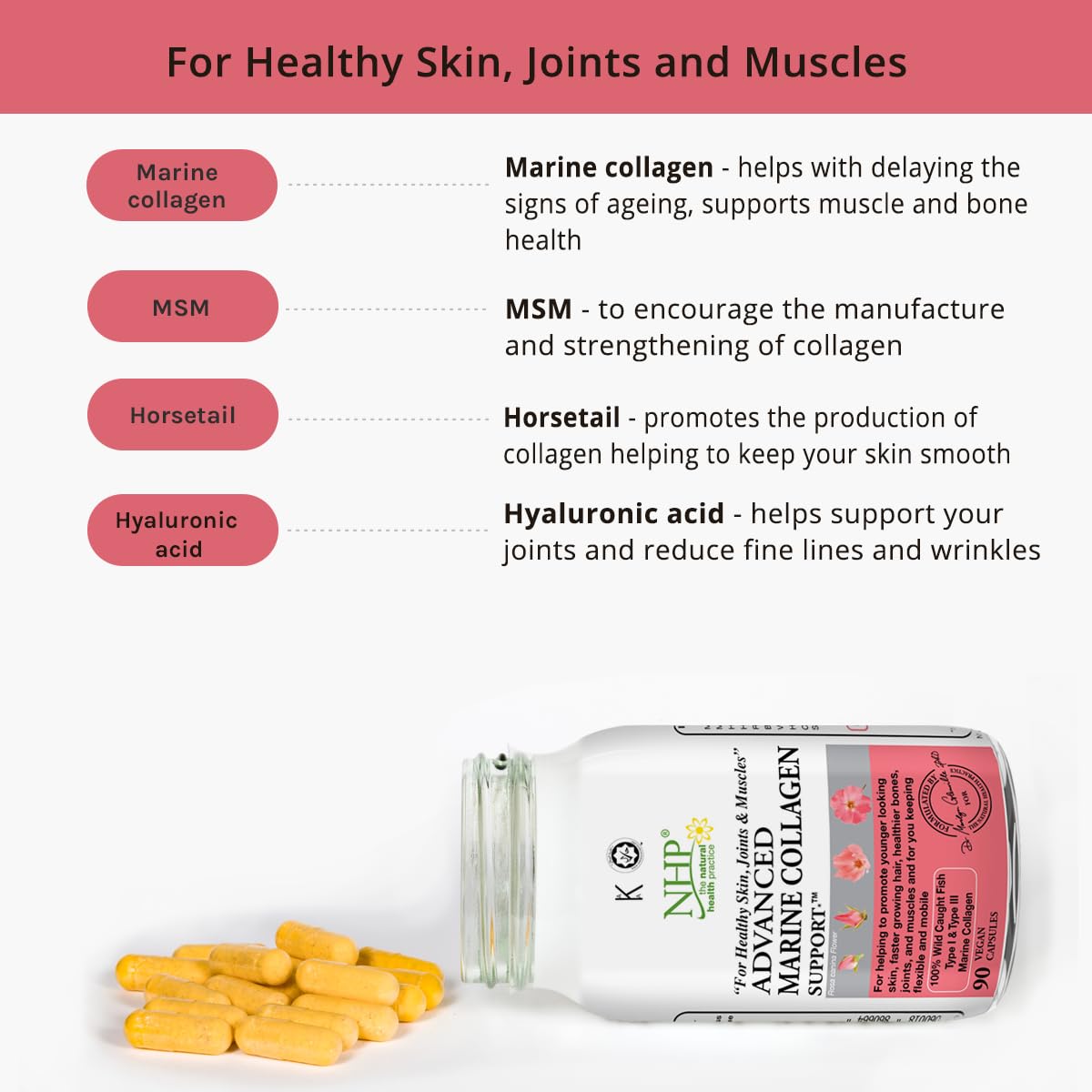 Advanced Marine Collagen Support, specifically Designed to Support Skin NHP The Natural Health Practice