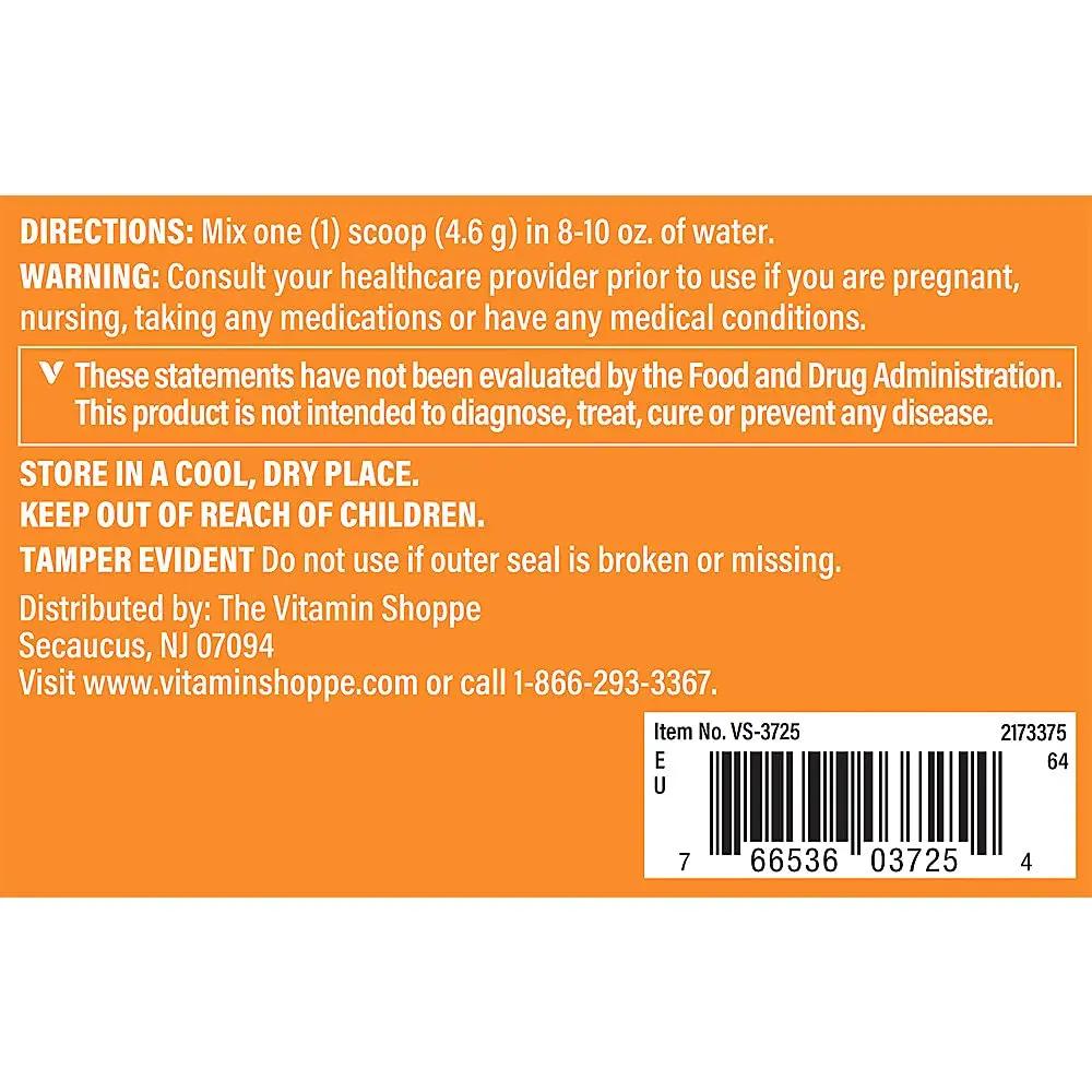 The Vitamin Shoppe L-Citrulline - Free-Form Amino Acid - Nitric Oxide Booster - 3,000 MG - Tropical Flavor (10.7 oz./66 Servings)
