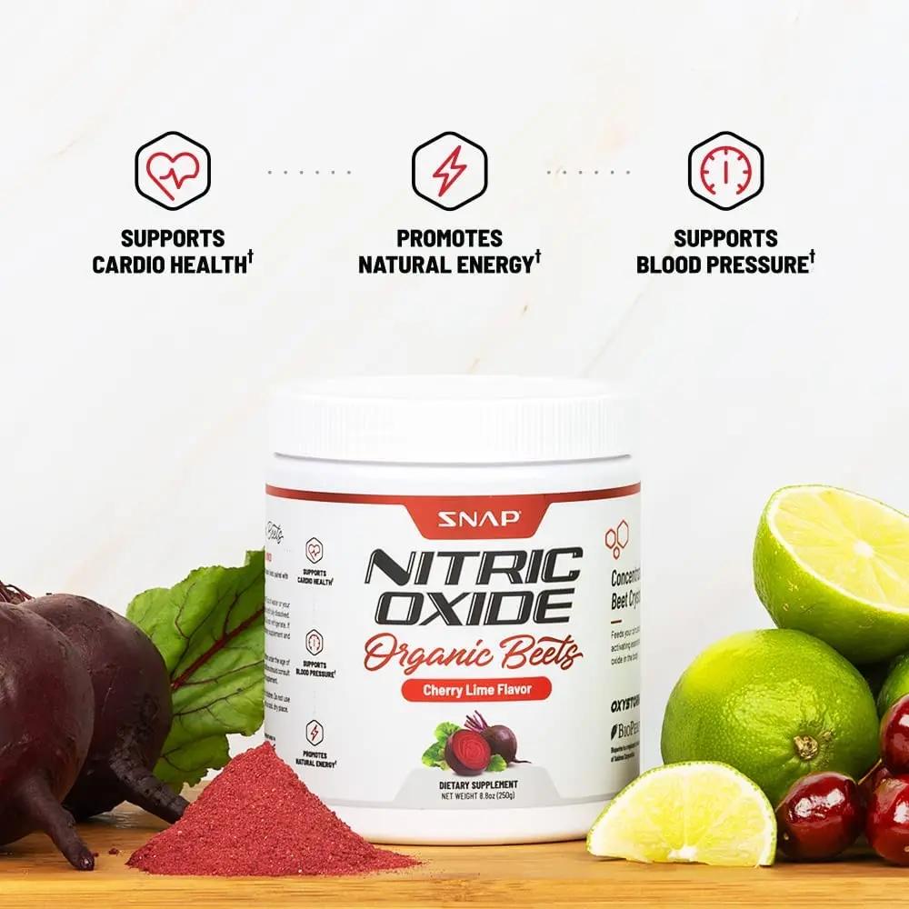 Snap Supplements Nitric Oxide Booster and Beet Powder