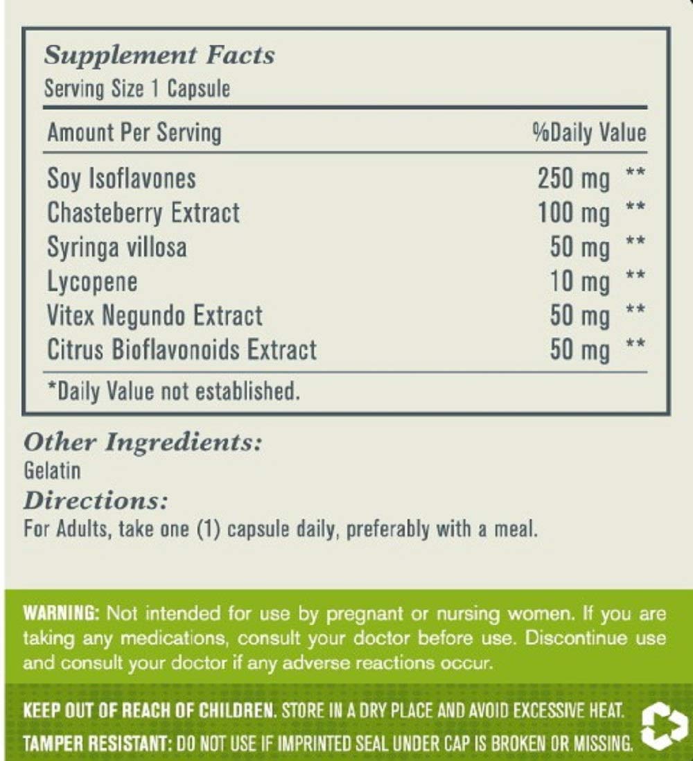 Esmond Natural: Soy Isoflavones Non-GMO (Supports Menopausal Health & Hot Flashes), GMP, Natural Esmond Natural